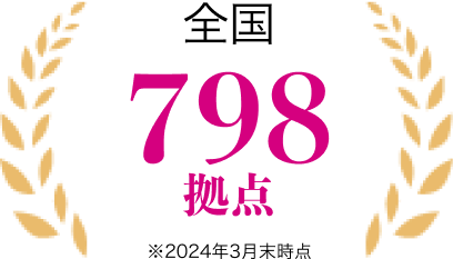 全国798拠点