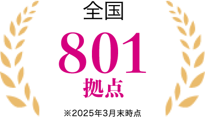 全国801拠点